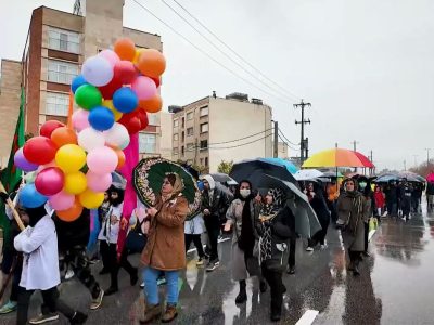 فیلم | برنامه شادپیمایی به مناسبت نیمه شعبان در محدوده شهرداری منطقه پنج شیراز